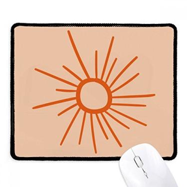 Imagem de Sunshine – Mouse pad de borracha para pintura à mão laranja