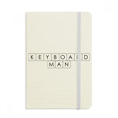 Imagem de Caderno de teclado masculino, capa dura oficial, diário, clássico