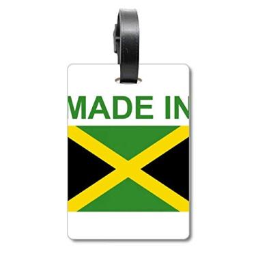 Imagem de Made In Jamaica Country Love Mala Etiqueta de Bagagem Etiqueta para Bagagem