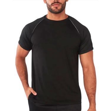 Imagem de Camiseta T-Shirt Raglan Sport Masculino Tecido Aerado e Macio Delrio
