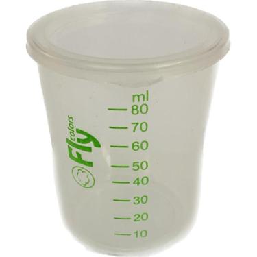 Imagem de Kit com 100 Copos Coletor/Dosador Leite Materno 80ml - FLY