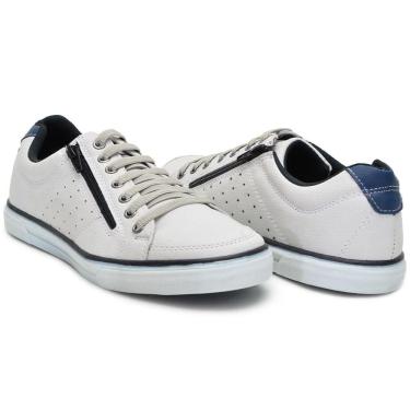 Imagem de Sapatenis Masculino Ziper Cadarço Casual Social Confortável 754