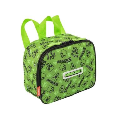 Imagem de Lancheira Minecraft 5L Verde - Alça de costas