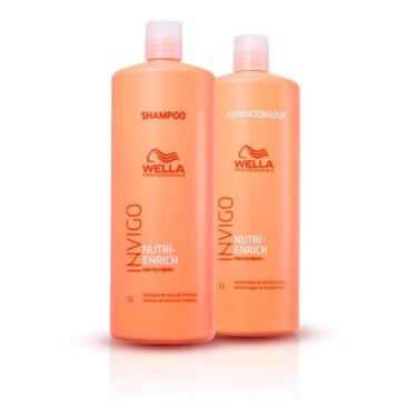 Imagem de Kit Enrich Shampoo E Condicionador 1l - Wella Kit Enrich Shampoo E Condicionador 1L - Wella