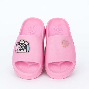 Imagem de Chinelo Slide Infantil Feminino Mar e Cor Candy Click Rosa