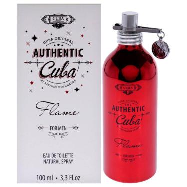 Imagem de Perfume Cuba Authentic Flame EDT 100mL para homens