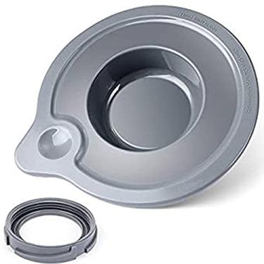 Imagem de JOYSOG Tampa de tigela para batedeira KitchenAid com cabeça inclinada K5GB, tigela de vidro de 5 litros, acessórios para batedeira, tampa para liquidificador kitchenaid de 5 litros, capa reutilizável