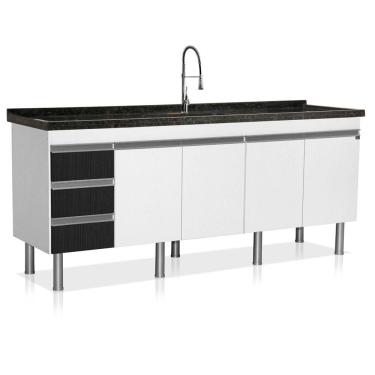 Imagem de Gabinete de Cozinha Salvador para Pia de 1,74 m