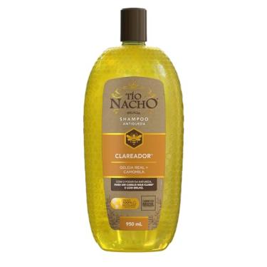 Imagem de Tío Nacho Shampoo Clareador Antiqueda Natural com Camomila e Geleia Real para Cabelos Claros ou com Mechas – Mais Brilho e Clareamento Natural 950ml