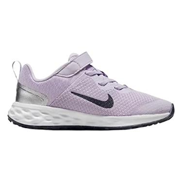 Imagem de Tênis Nike Revolution 6 Liláis-Infantil Tamanho:28;Gênero:Feminino;Cor:Roxo