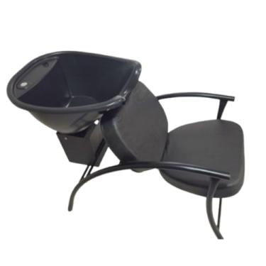 Imagem de HENVIFER, lavatório salão Cabelo Cuba reclinável c acento cabeleireira