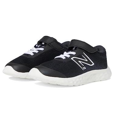Imagem de New Balance Tênis de corrida infantil Dynasoft 520 V8 Bungee, Preto/Branco/Fantasma, 19 BR G