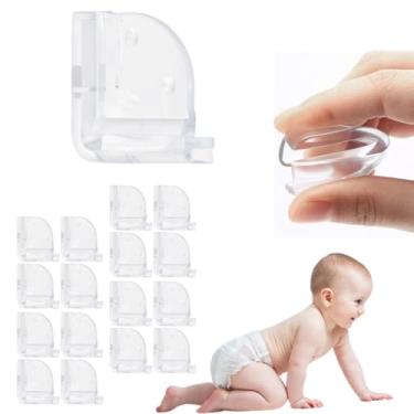 Imagem de KIT 16 UN Protetor de Quina SILICONE Cantoneira SEM FUROS Mesa Móveis Armários Proteção Para Bebê COM ADESIVO Transparente UNIVERSAL PROTEÇÃO PARA SUA FAMILIA BELEZA E QUALIDADE 4/4CM