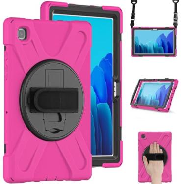 Imagem de Capa para tablet Samsung Galaxy Tab S6Lite 10.4 2024 TabE A 8.0 Tab A 8.4 9.7 10.1 10.5 Tab S2 8 9.7 S3 9.7 S4 S5E S6 10.5 Active (Rosered, para Tab S3 9.7 T82 0 2017 7)