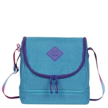 Imagem de Lancheira Sestini Térmica Crinkle Degrade Azul Caribe 76056-04