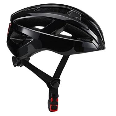 Imagem de oshhni Capacete de bicicleta Capacete de bicicleta moderno à prova de choque confortável leve Capacete de ciclismo Capacete de ciclismo para estrada Mountain, PRETO