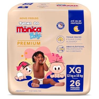 Imagem de Turma da Mônica Baby Premium Econômica XG 26 Unidades
