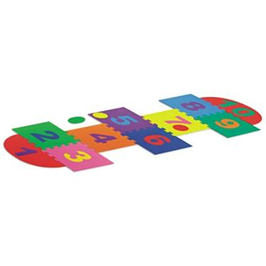 Imagem de Tapete em Eva, Montapete Amarelinha 14 peças, Nig Brinquedos, multicolor