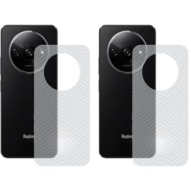 Imagem de Kit 02x Película De Fibra De Carbono Verso Para Xiaomi Redmi A3 A3X TELA 6.71