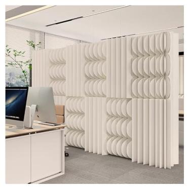 Imagem de Biombos e Divisórias Divisor De Sala Retrátil Dobrável, Tela De Painel De Papel, Divisória De Privacidade, Móveis De Papel Em Favo De Mel Para Separar Salas De Estar, Quartos E Escritórios(3.28 to 6.5