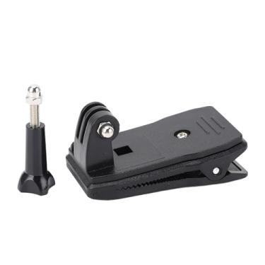 Imagem de Suporte de Clipe de Alça de Mochila para Ação 3 4 para Bolso 3 para X4 GO3, Suporte de Braçadeira de Clipe de Montagem de Alça de Mochila Vlog Ajustável para Câmera de Ação