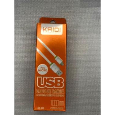 Imagem de Cabo kaidi V8 USB Cabo Rápido