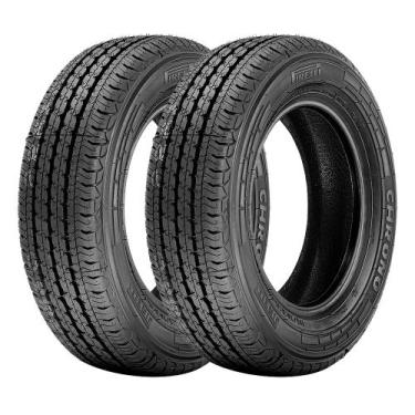 Imagem de Jogo 2 Pneus Pirelli Aro 16 Chrono 225/75R16C 118R, 5 anos Contra Defe