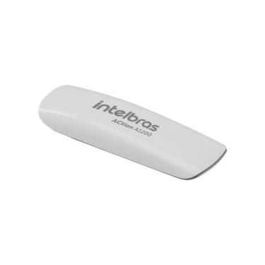 Imagem de Adaptador Wireless Intelbras 4710018 A1200 Action USB 3.0 Dual Band Br