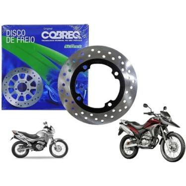 Imagem de Disco Freio Traseiro Cobreq Falcon 1998 Ate 2008 Xre 300 Todas Sem Abs