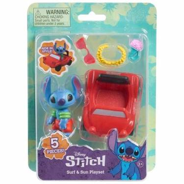 Imagem de Boneco STITCH de 5CM com Acessorios SURF &amp SUN STITCH SUNNY 3990