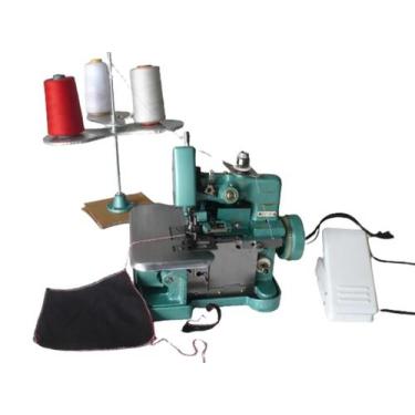 Imagem de Overlock Portatil Semi Industrial 220v-KIT  COM 2 MAQUINAS - Megamak, 