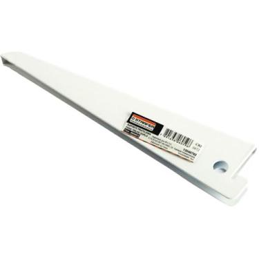 Imagem de Suporte Duplo para Trilho Prateleira Branco Aço 17cm - Starfer