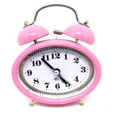 Imagem de Relógio Analógico Despertador Mesa Campainha Acorda Rápido ZB2016 - Lu