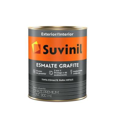 Imagem de  esmalte grafite claro fosco 0,9l* - suvinil
