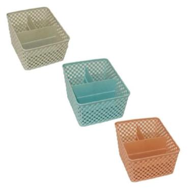 Imagem de Porta Treco Organizador Mesa Escritório Maquiagem Banheiro - Equipe 2