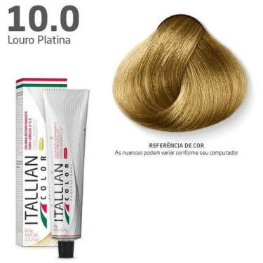 Imagem de Coloração Itallian Color Louro Platina 10.0 60g