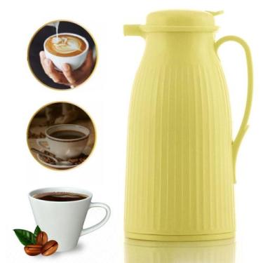Imagem de Garrafa Térmica De Mesa Vintage Retro Café Leite Chá 1 Litro - Tesla S