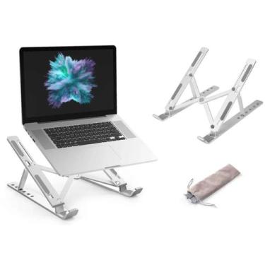 Imagem de Base Suporte Ergonômico Notebook Netbook Tablet Dobrável - Home Goods
