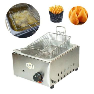 Imagem de Fritadeira a Gás com 1 Cuba 5 Litros - JME METAL