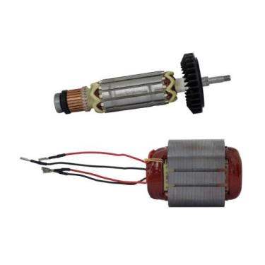 Imagem de Kit Rotor e Estator 220V P/ Esmerilh. Makita 9557PB