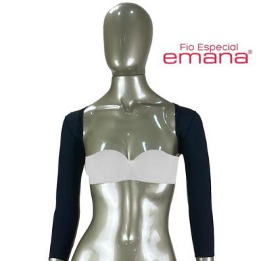 Imagem de Mangas Lipo De Braços Bolero Tecido Especial Emana New Form, GG, Preto