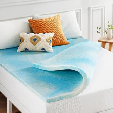 Imagem de Best Price Mattress Topper de colchão de espuma viscoelástica com fluxo de ar de resfriamento AeroBreeze de 5 cm, essencial para dormitórios, Queen