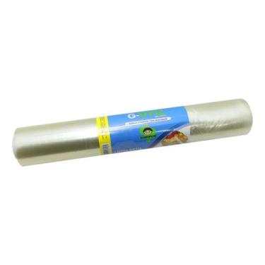 Imagem de Rolo Bobina Plastico De Filme Pvc 38cm X 300 M Esticável - FILMES P.V.