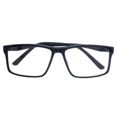 Imagem de Armação De Óculos Para Grau Masculino Retangular Phuket - Shark Óculos