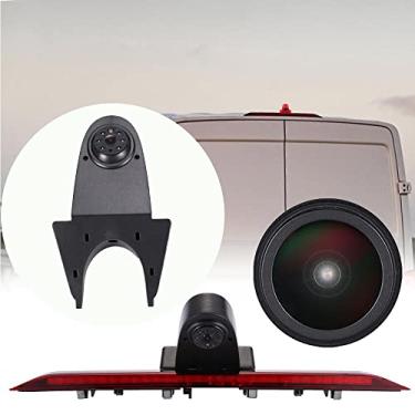 Imagem de Lente de 18 mm para carro terceiro teto montagem na parte superior da lâmpada de freio, luz de freio, câmera de reserva de visão traseira, substituição para Crafter MAN TGE de 2017 modificado veículo