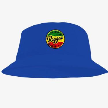 Imagem de Boné Chapéu Bucket Hat Estampado Reggae - MP Moda Masculina, Único, Az