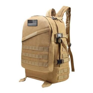 Imagem de Mochila Militar Assault Tatica Oxford 900d  40 L - Sou Preço, Tan usa