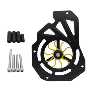 Imagem de JicSuXi Protetor de tanque de água para radiador de motocicleta, rede protetora de substituição, protetor premium de alto desempenho para PCX 160, Ouro