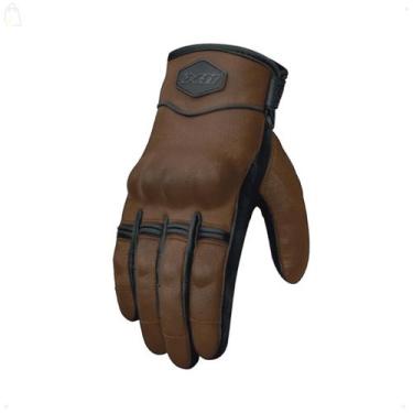 Imagem de Luva Moto Masculina Route 2 X11 Motociclista C/ Função Touch, M, Marro