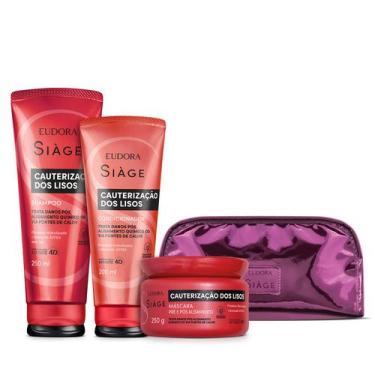 Imagem de Kit Siàge Cauterização dos Lisos (3 Itens) + Nécessaire - Eudora